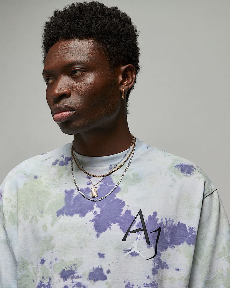 Tie dye jordan shirt sales
